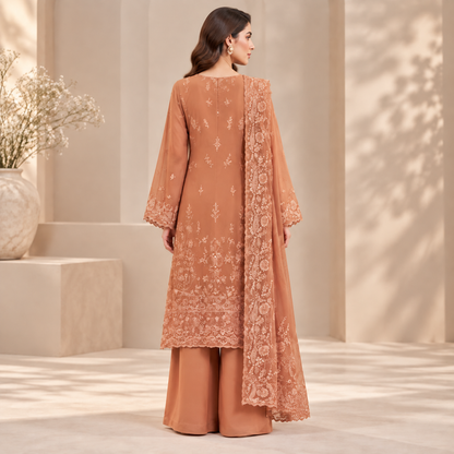 Rosé Heritage Embroidered 3-Piece Suit