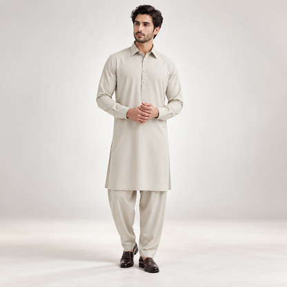 Ivory Stone Classic Shalwar Kameez