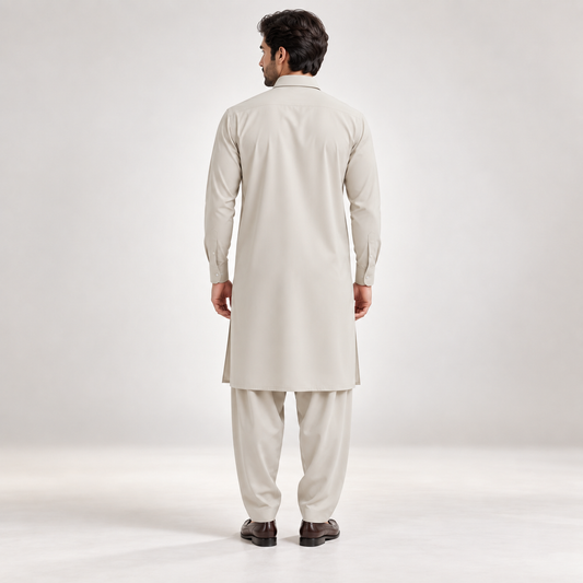 Ivory Stone Classic Shalwar Kameez