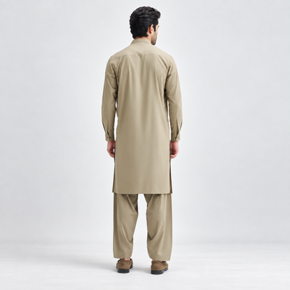 Desert Taupe Classic Shalwar Kameez