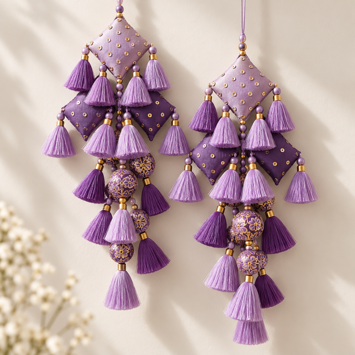 Luxury Lavender &amp; Purple Handmade Tassels