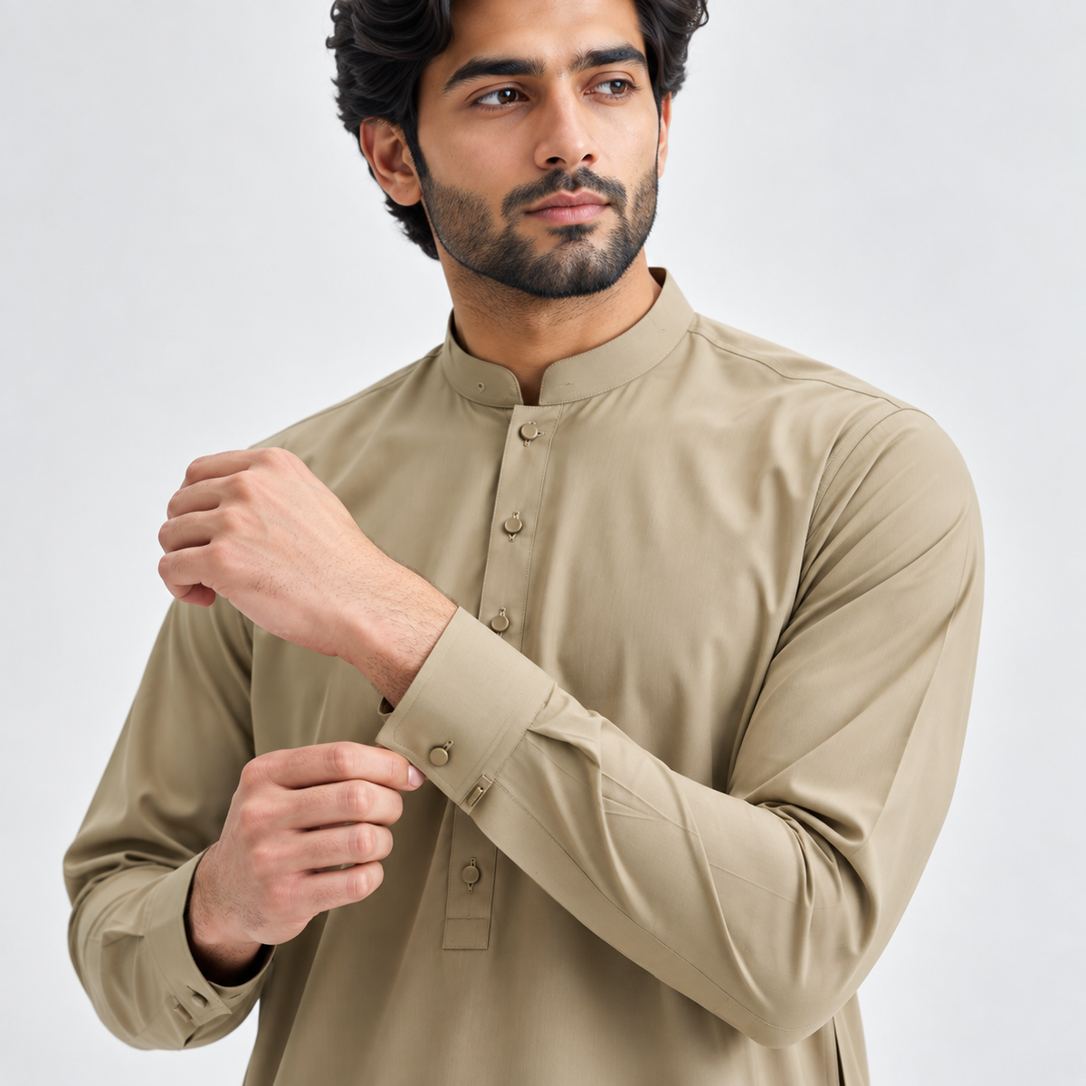 Desert Taupe Classic Shalwar Kameez
