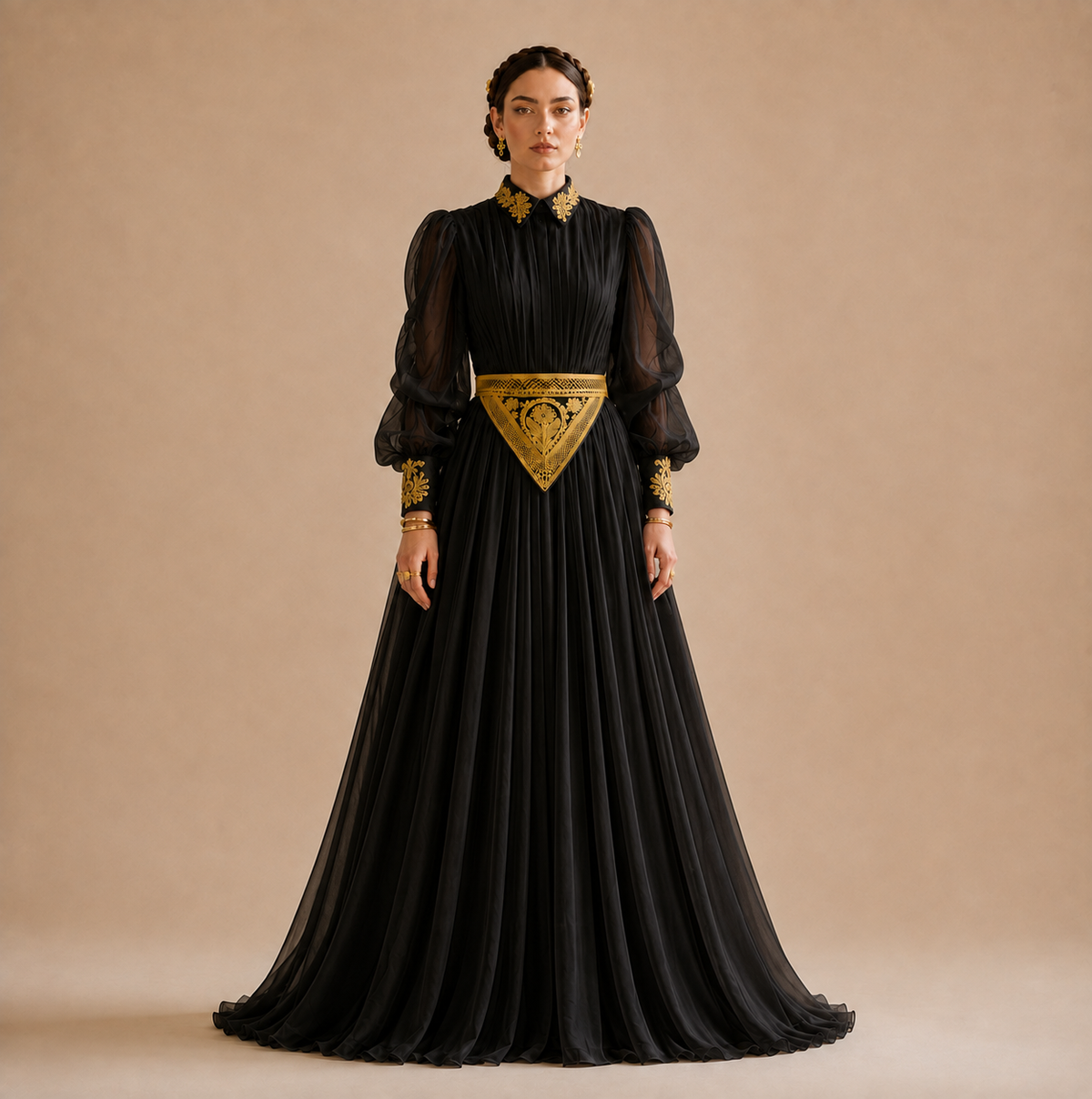 Long Maxi Collection Black Color