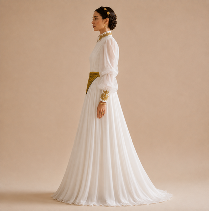 White Long Maxi Dress